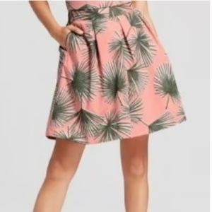 A New Day palm skirt elastic waist, pockets size Medium 8/10 M